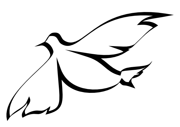 Detail Free Dove Clipart Black And White Nomer 25