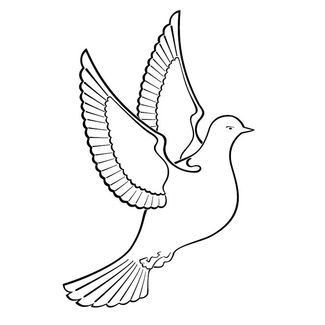 Detail Free Dove Clipart Black And White Nomer 44