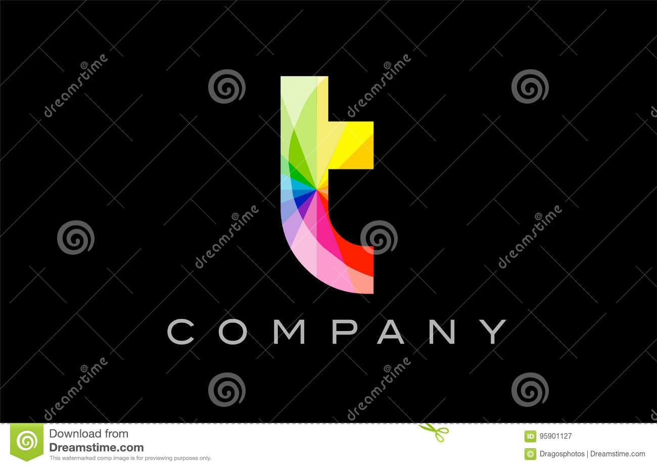 Detail Free Download Logo Design Letter T Mozaic Nomer 6