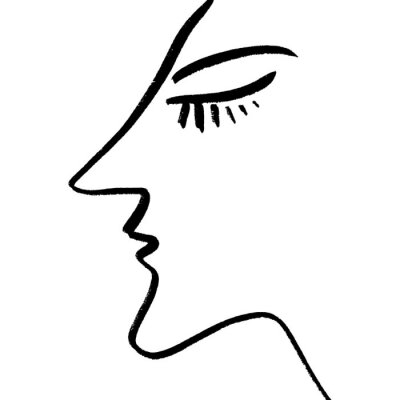 Detail Gesicht Profil Zeichnen Nomer 24