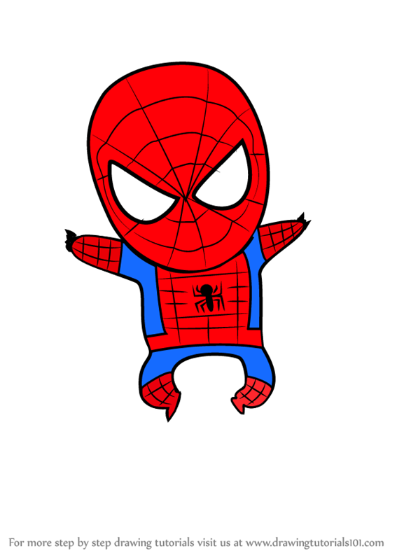 Detail Spiderman Chibi Nomer 17