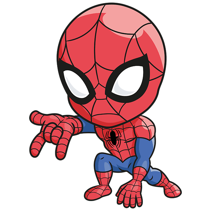 Detail Spiderman Chibi Nomer 2