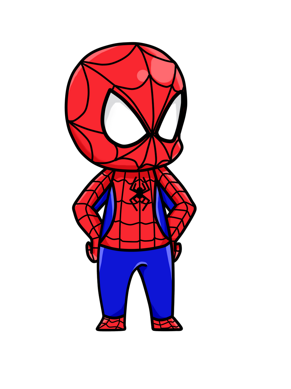 Detail Spiderman Chibi Nomer 7
