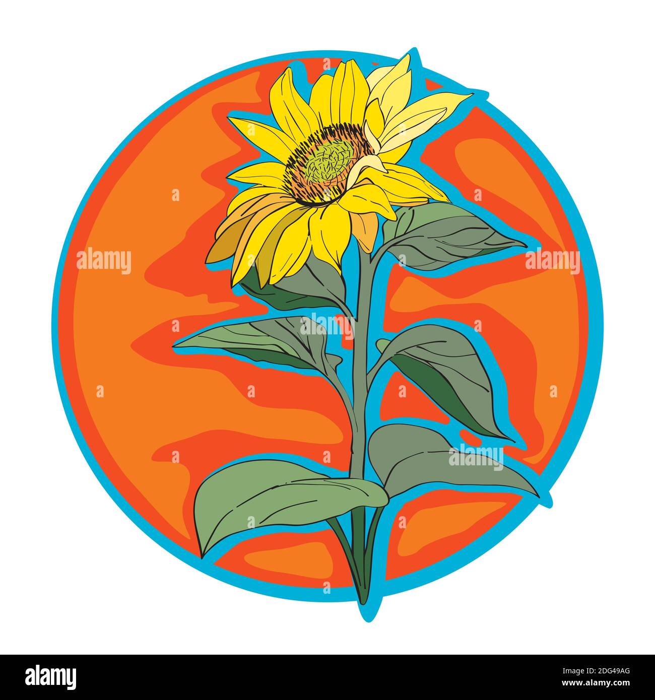 Detail Sunflower Clipart Nomer 14