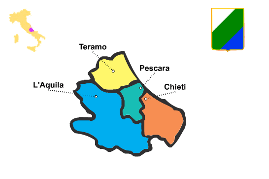 Detail Abruzzen Italien Landkarte Nomer 2