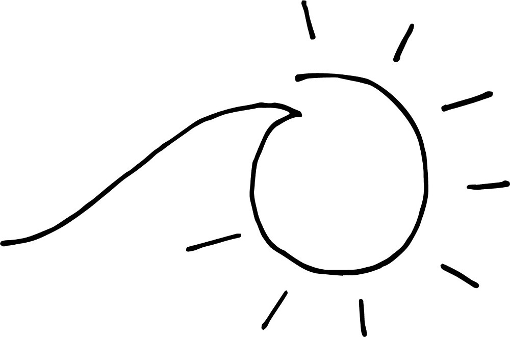 Detail Aesthetic Sun Drawing Nomer 10