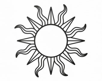 Detail Aesthetic Sun Drawing Nomer 12