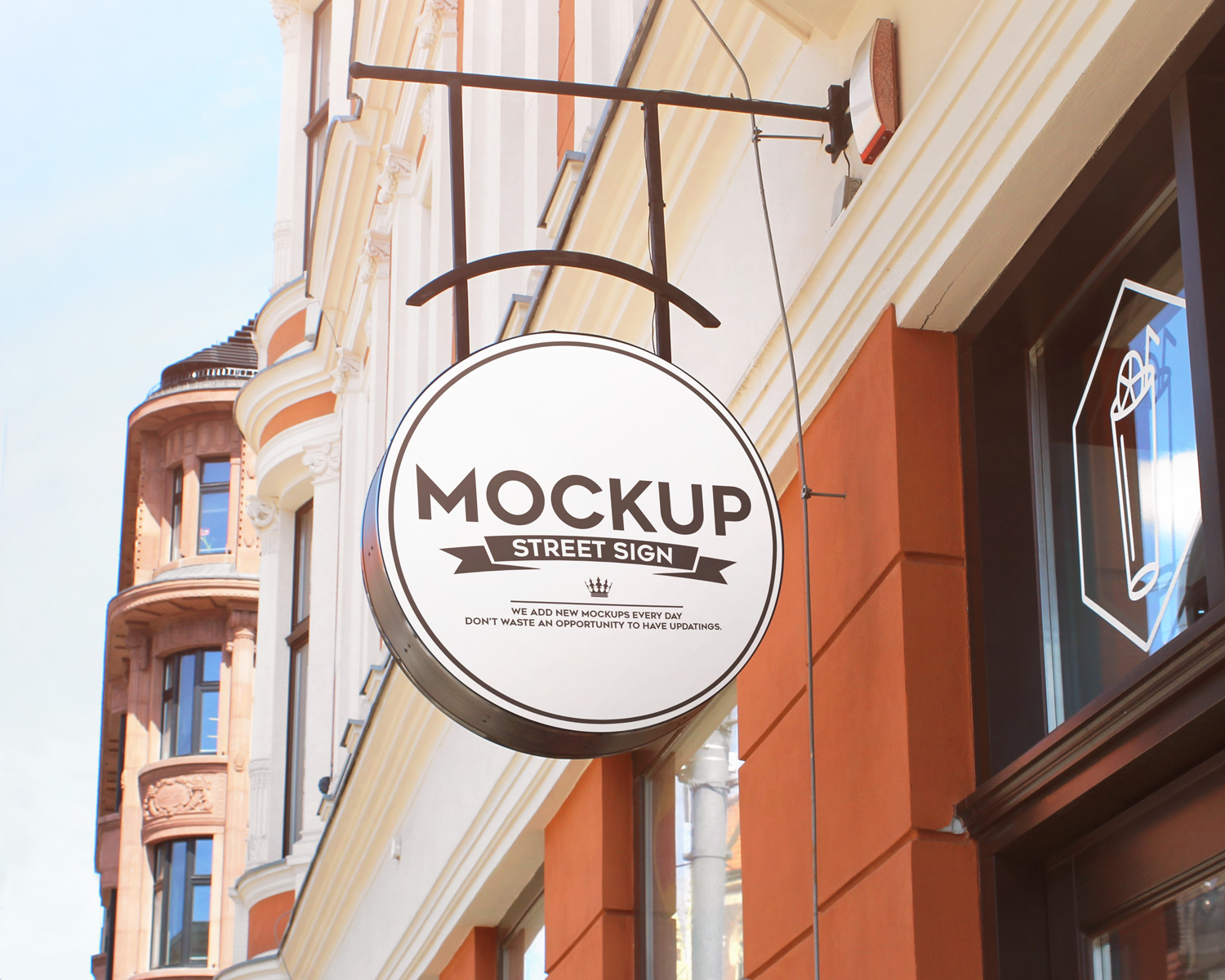 Detail Free Download Logo Mockup Wall Sign Store Nomer 21