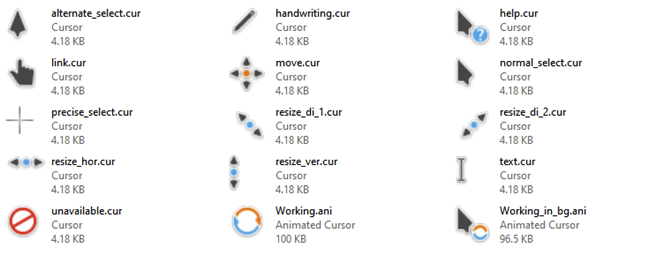 Detail Free Download Mouse Pointer Nomer 54