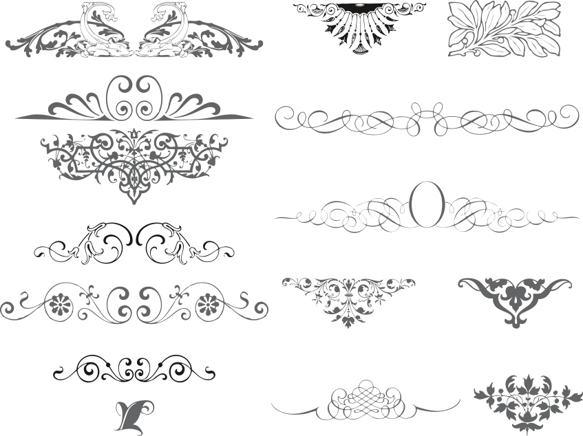 Detail Free Download Ornament Vector Nomer 29