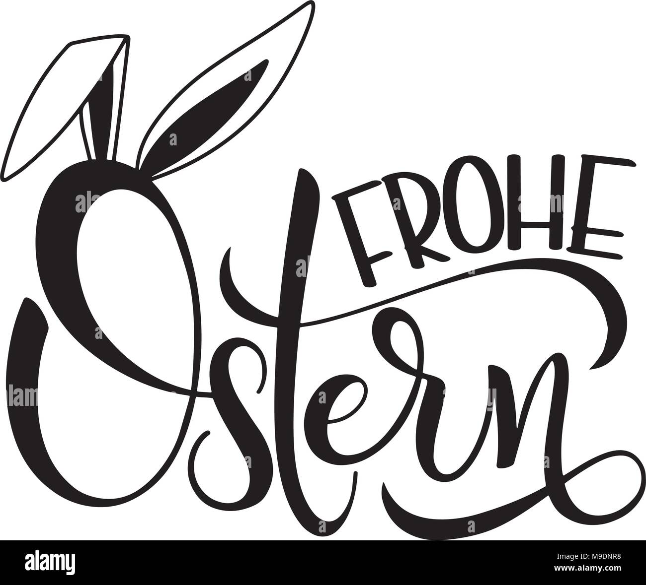 Detail Frohe Ostern Schriftzug Nomer 2