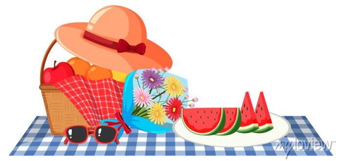 Detail Picknick Zeichnen Nomer 2