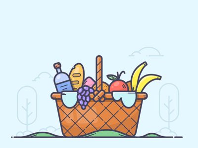Detail Picknick Zeichnen Nomer 11