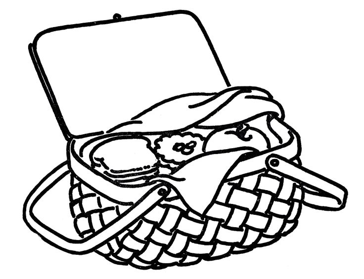 Picknick Zeichnen - KibrisPDR