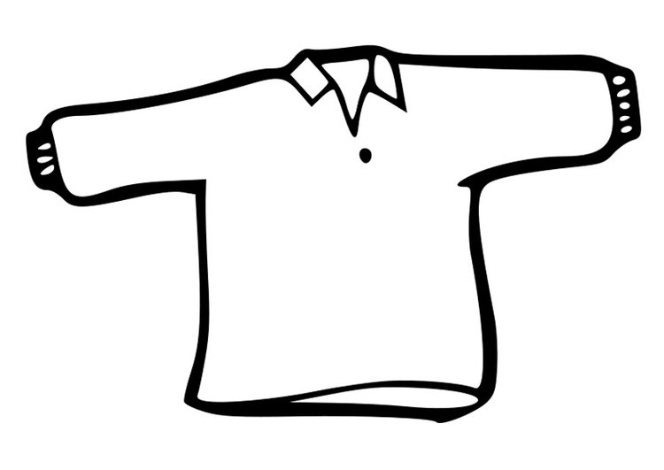Detail Ausmalbild Pullover Nomer 3