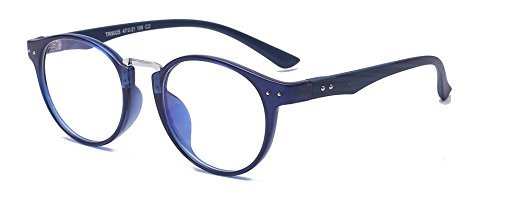 Detail Brille Blauer Rahmen Nomer 6