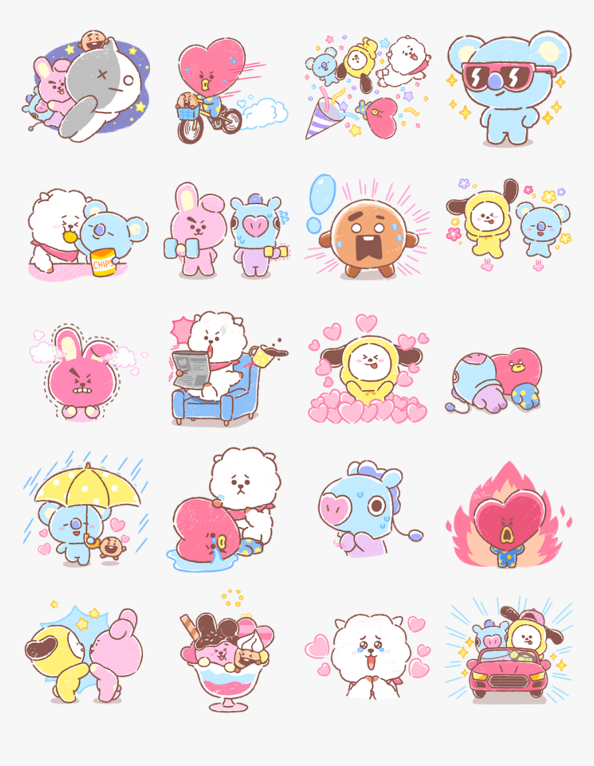 Detail Bt21 Sticker Hd Nomer 22