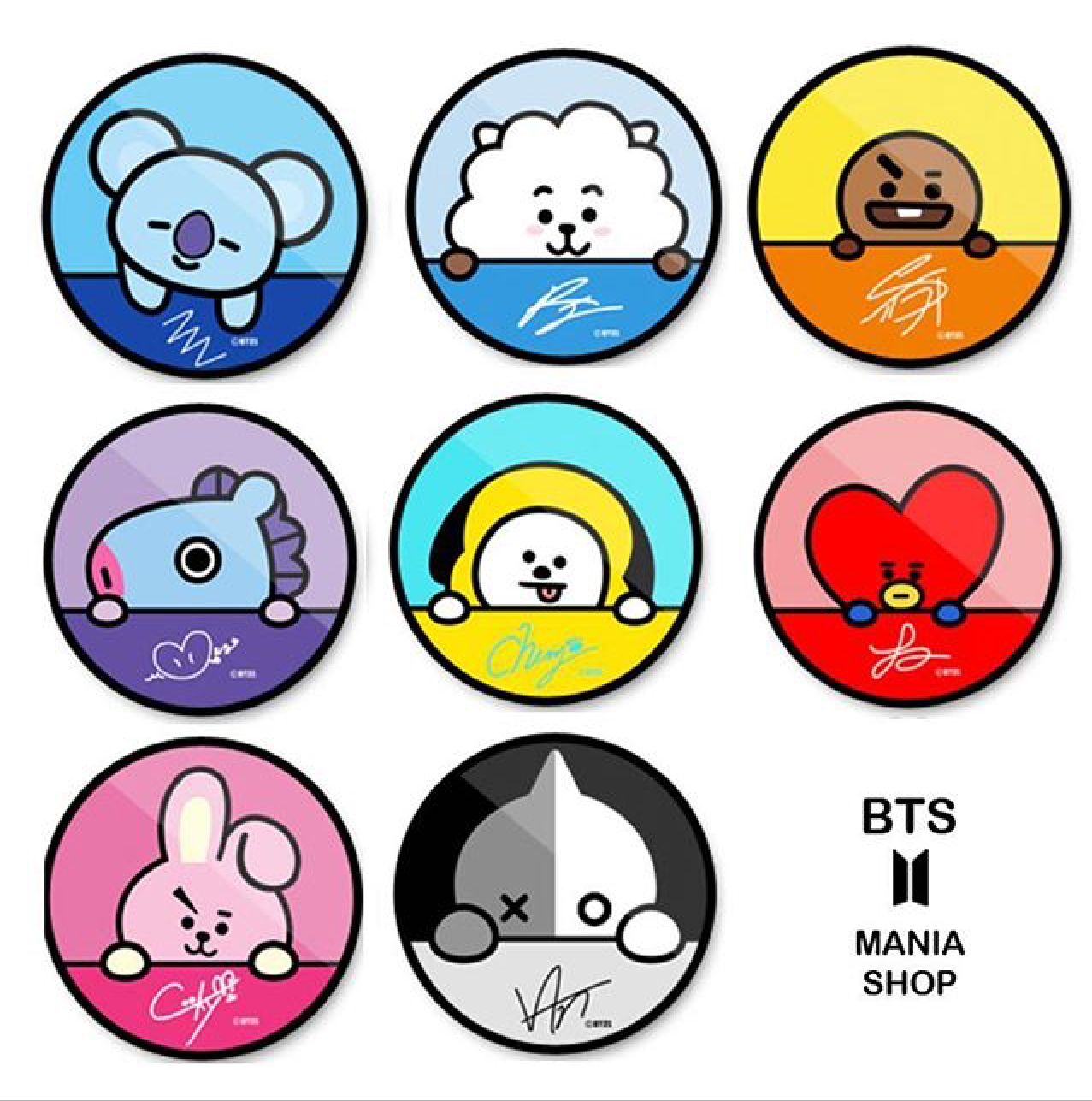 Detail Bt21 Sticker Hd Nomer 23