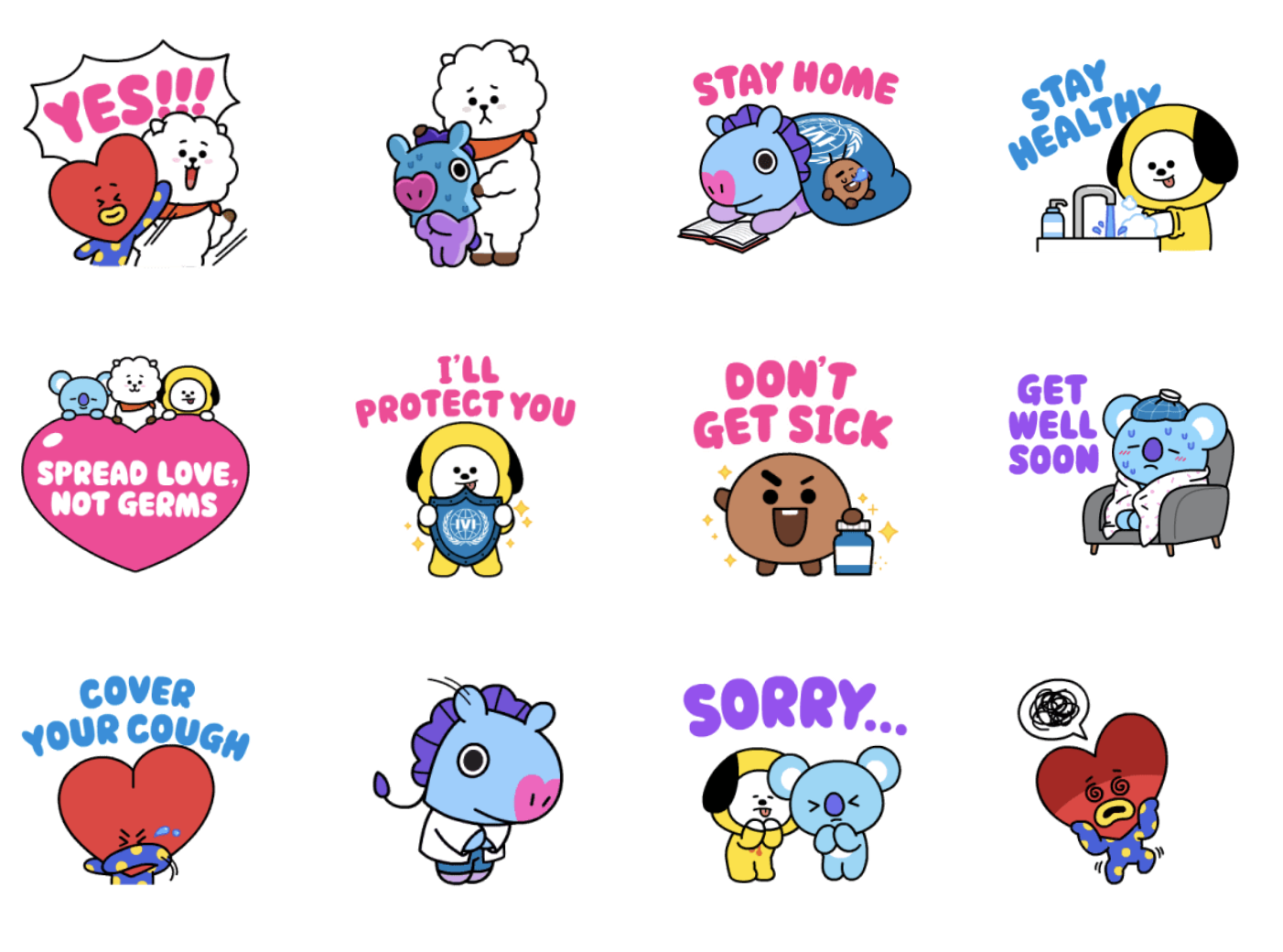 Detail Bt21 Sticker Hd Nomer 26