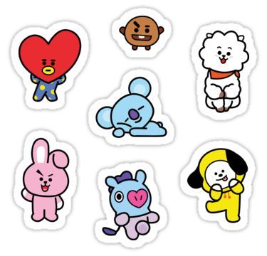 Detail Bt21 Sticker Hd Nomer 4