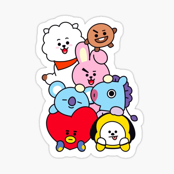 Detail Bt21 Sticker Hd Nomer 5