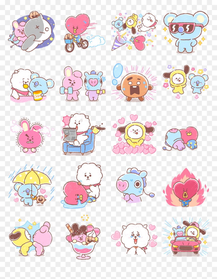 Detail Bt21 Sticker Png Nomer 23