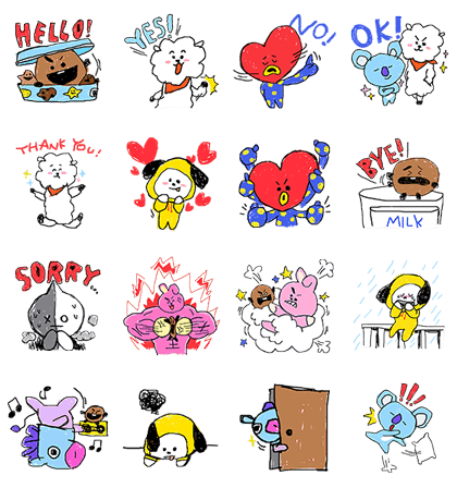 Detail Bt21 Sticker Png Nomer 24