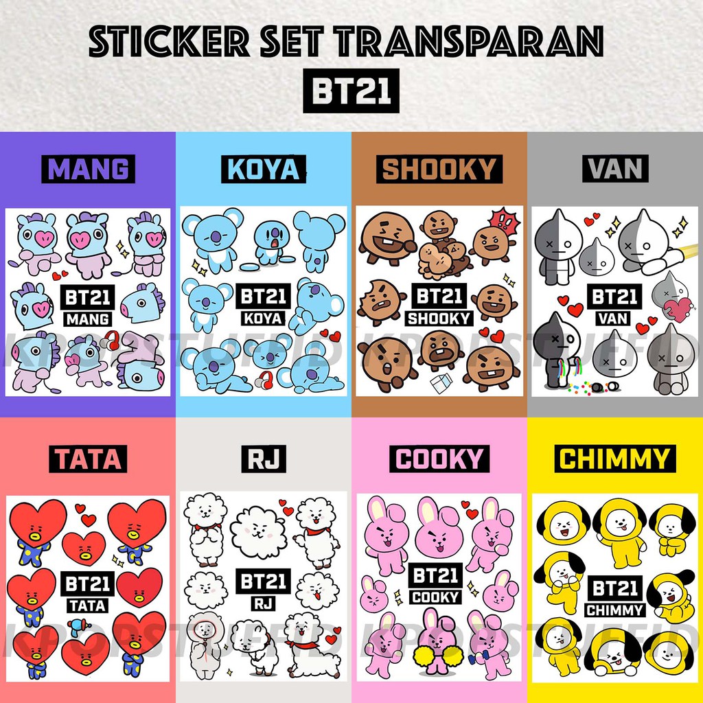 Detail Bt21 Stiker Nomer 33