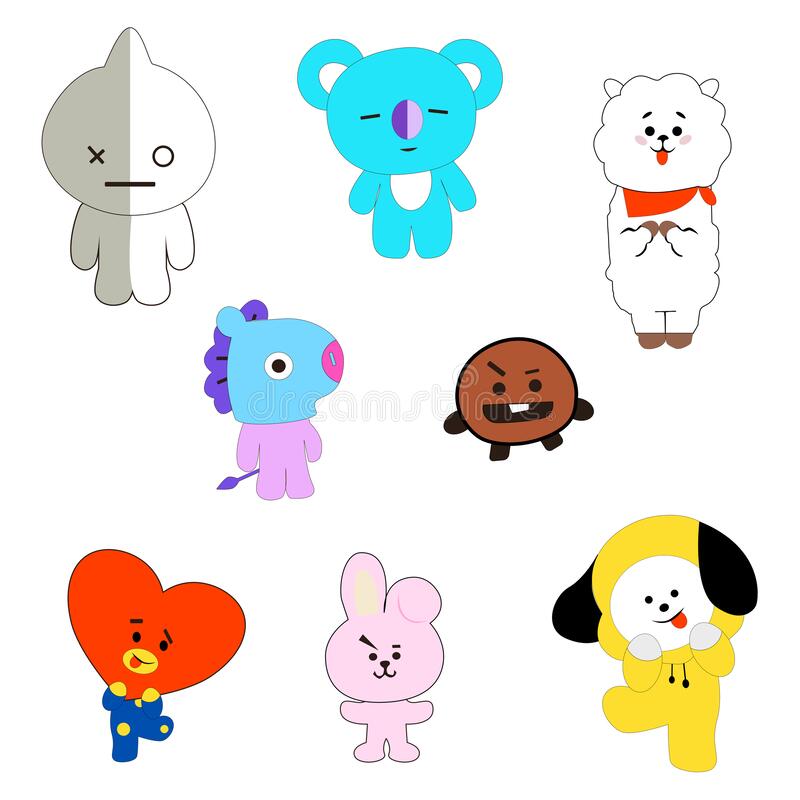 Detail Bt21 Vector Nomer 42