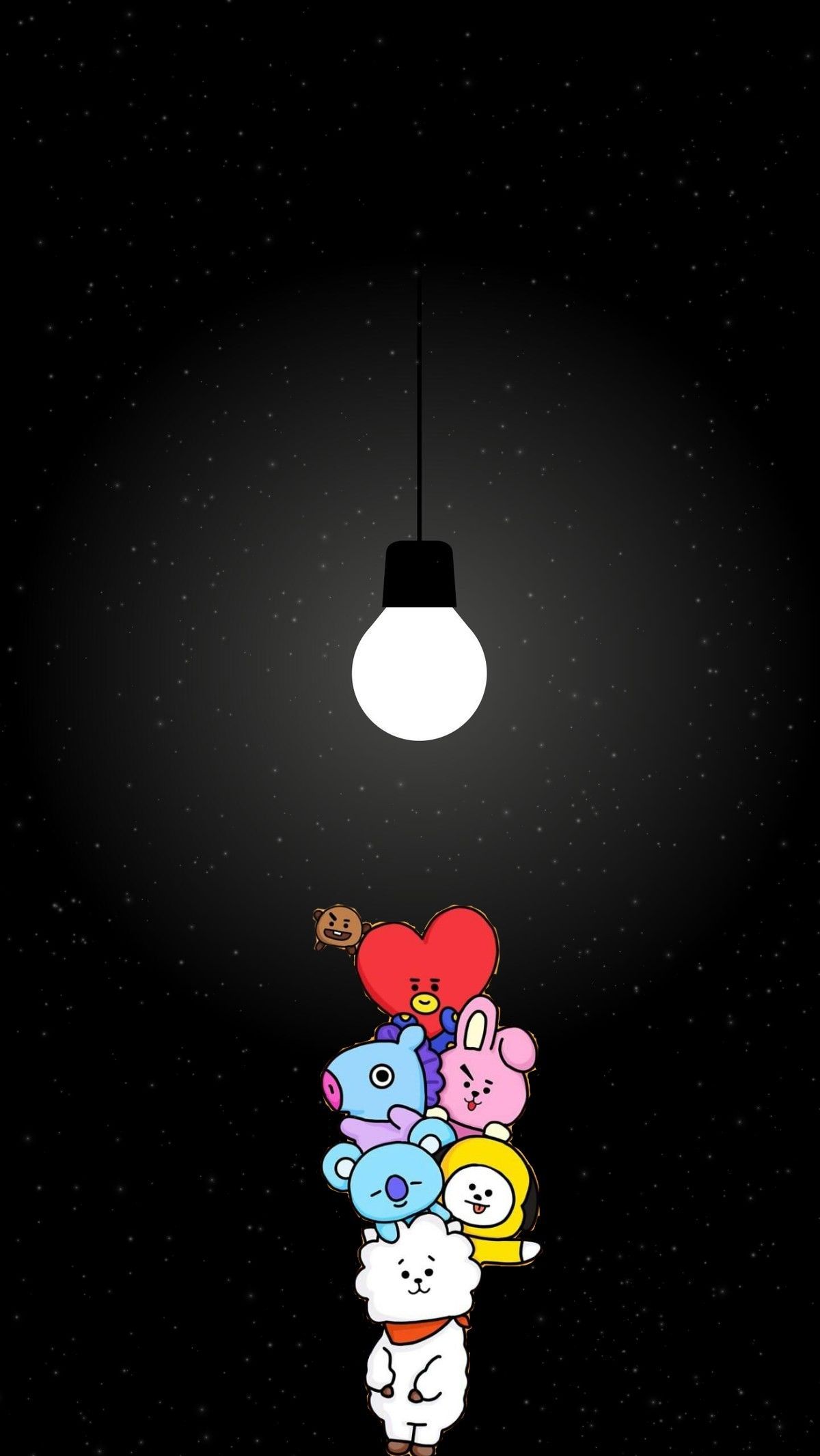 Detail Bt21 Wallpaper Black Background Nomer 14