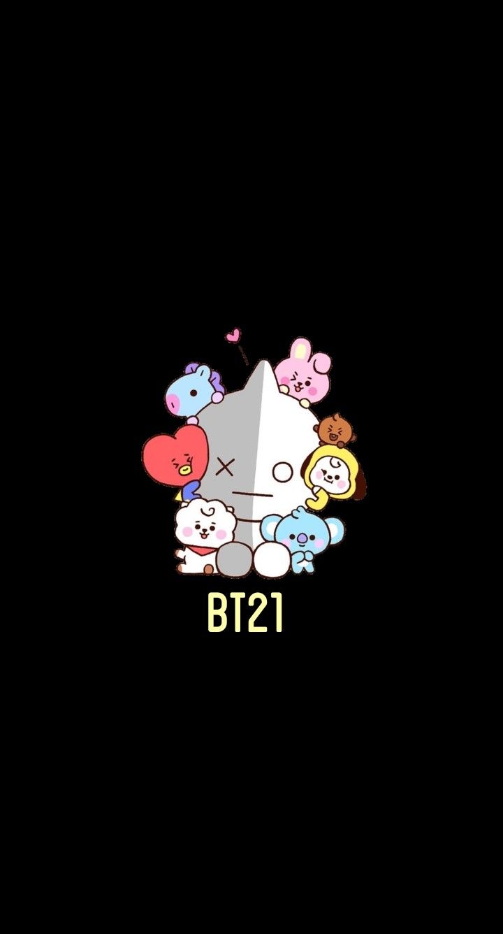 Detail Bt21 Wallpaper Black Background Nomer 15