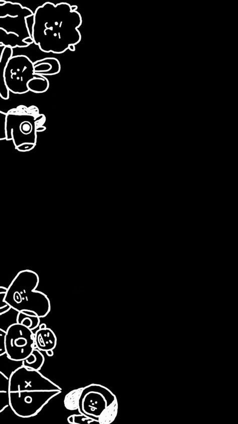 Detail Bt21 Wallpaper Black Background Nomer 48