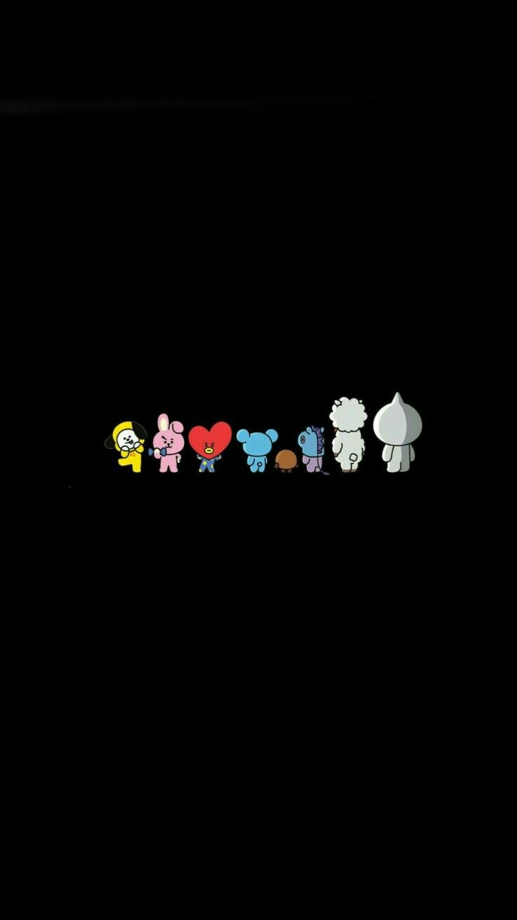 Detail Bt21 Wallpaper Black Background Nomer 8