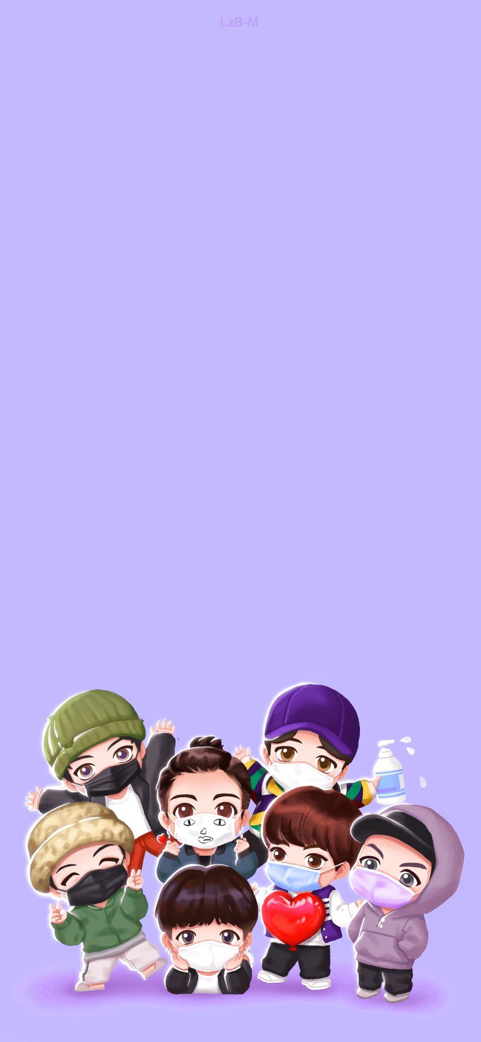 Detail Bts Chibi Wallpaper Nomer 2