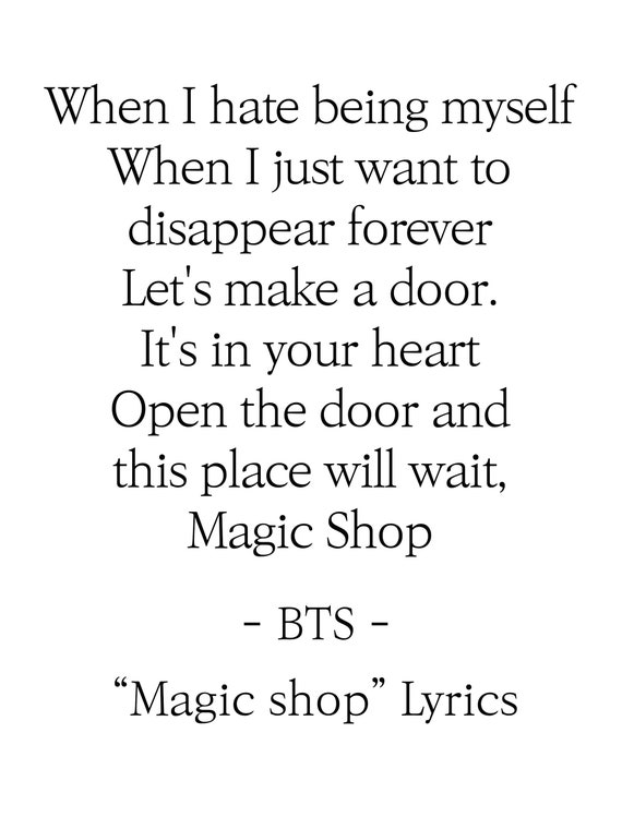 Detail Bts Magic Shop Quotes Nomer 50