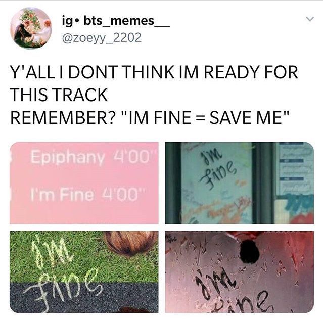 Detail Bts Save Me Im Fine Nomer 28