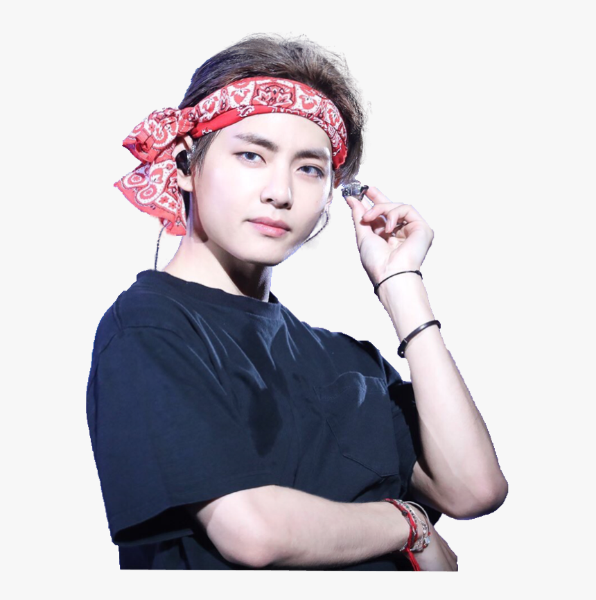 Detail Bts V Bandana Nomer 33