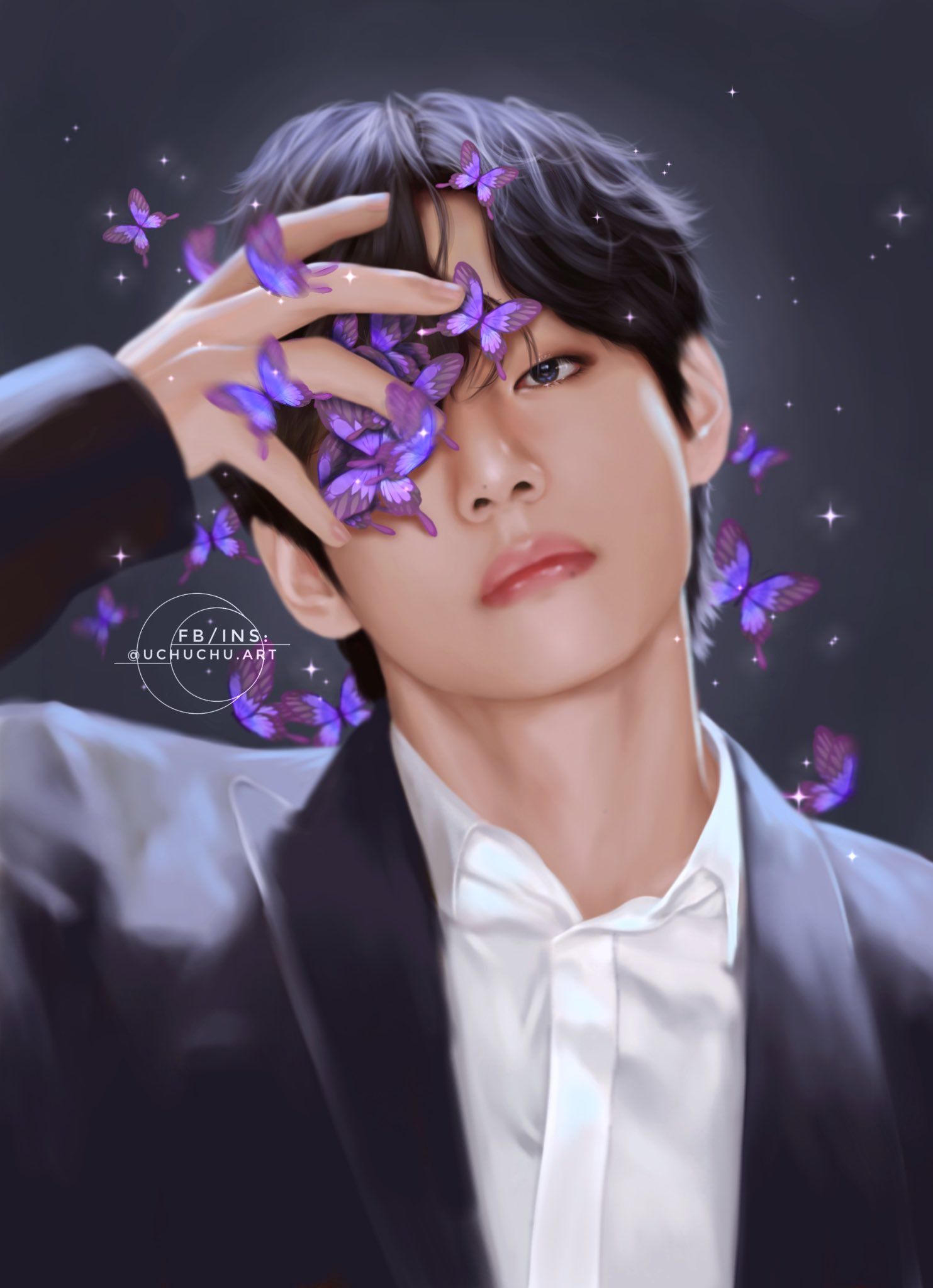 Detail Bts V Fanart Nomer 11