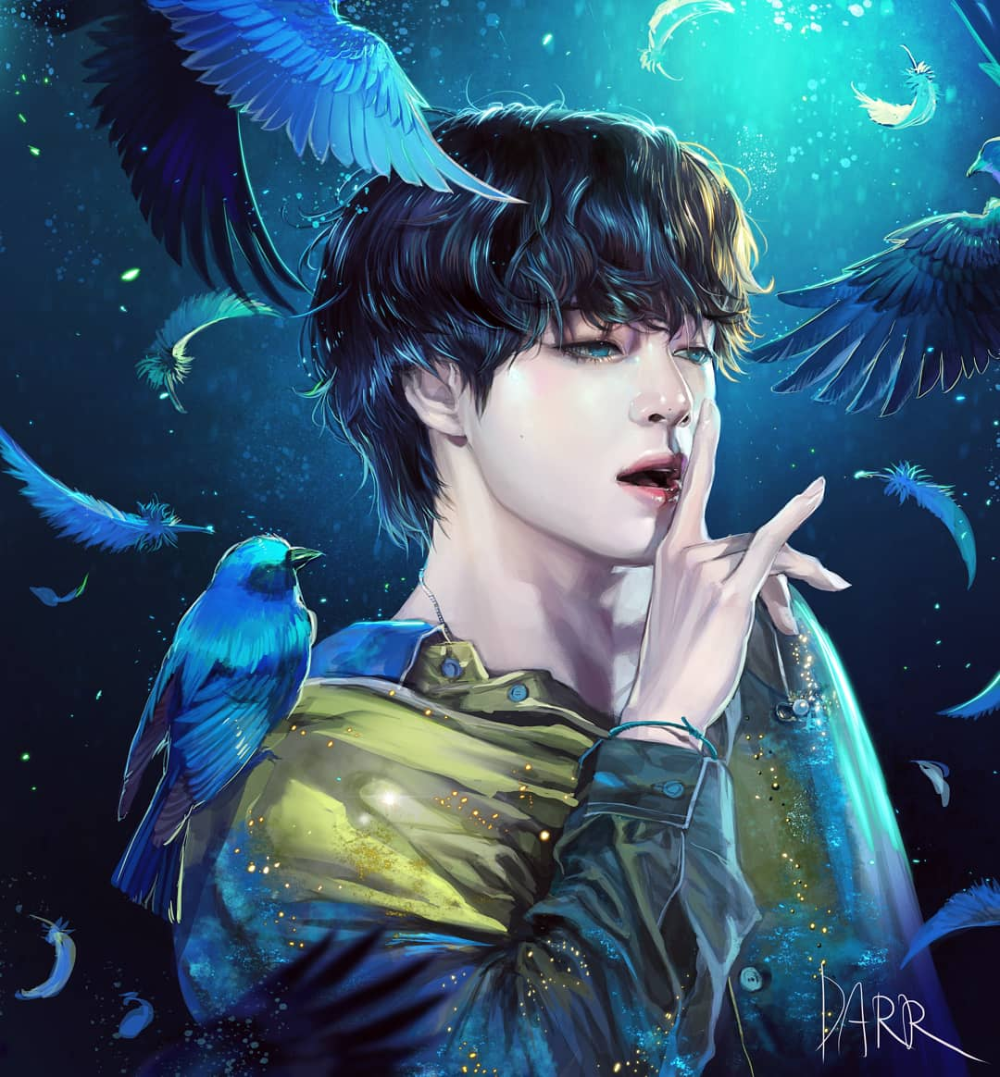 Detail Bts V Fanart Nomer 16