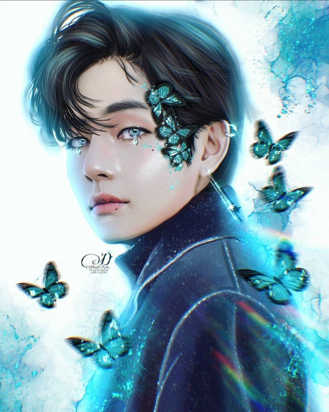 Detail Bts V Fanart Nomer 3
