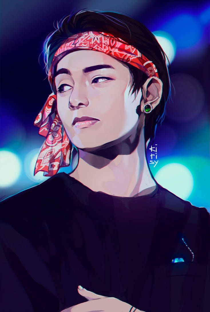 Detail Bts V Fanart Nomer 23