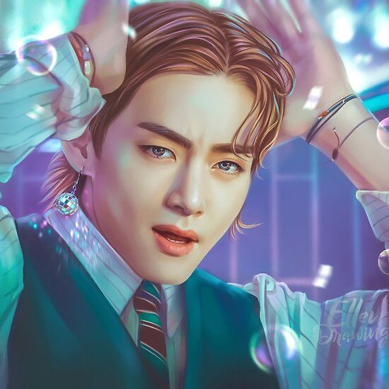 Detail Bts V Fanart Nomer 24