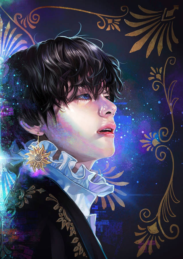 Detail Bts V Fanart Nomer 7