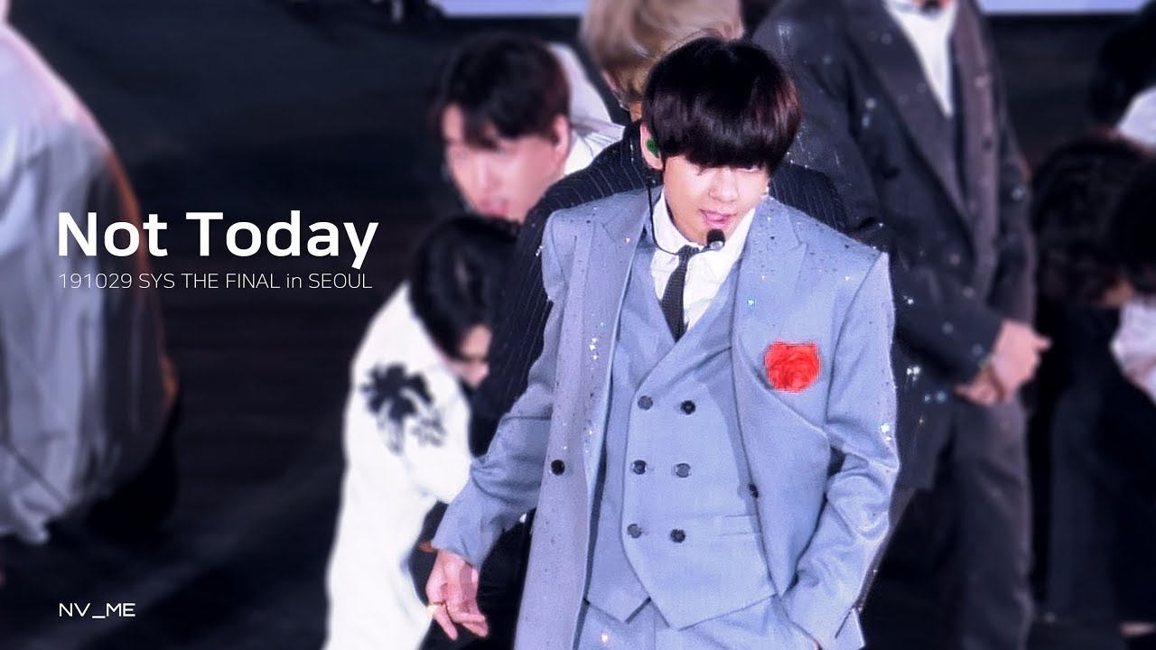 Detail Bts V Not Today Nomer 43