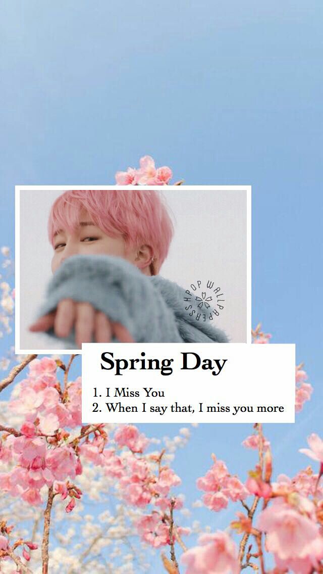 Detail Bts Wallpaper Spring Day Nomer 51