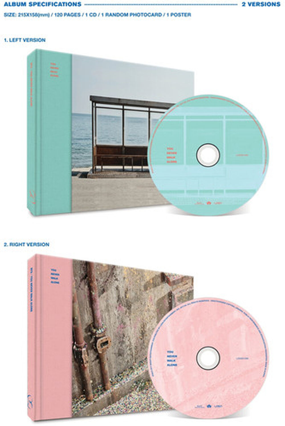 Detail Bts You Never Walk Alone Album Cover Nomer 21