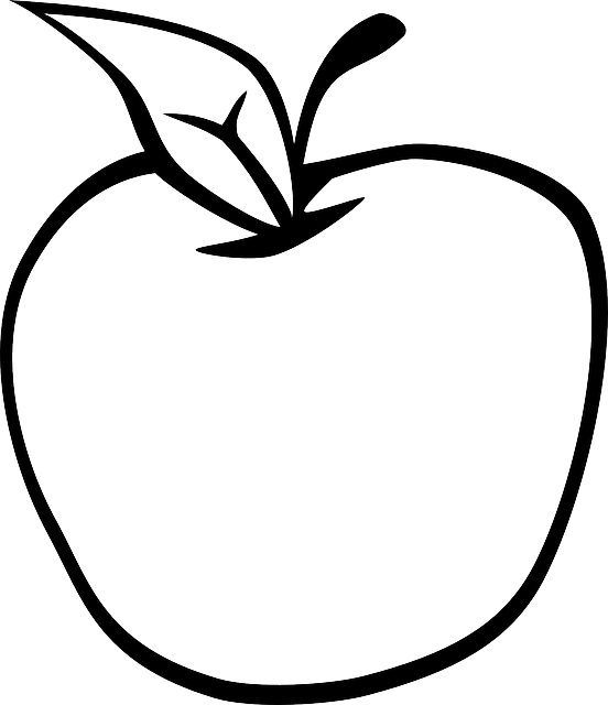 Detail Buah Apel Vector Nomer 14