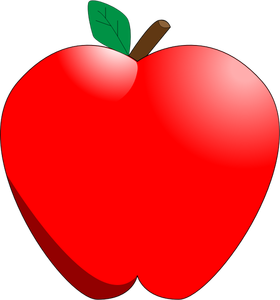 Detail Buah Apel Vector Nomer 32
