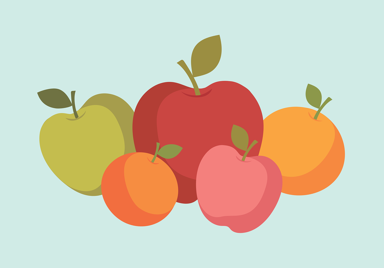Detail Buah Apel Vector Nomer 56