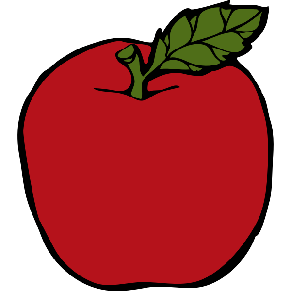 Detail Buah Apel Vector Nomer 10